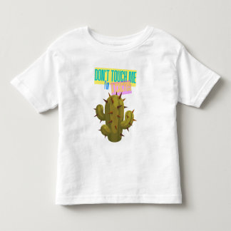 Camiseta Infantil Não Me Toque, Sou Um Cacto