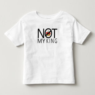 Camiseta Infantil Não Meu Rei