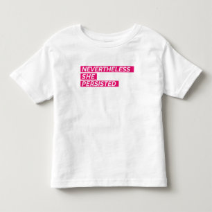 Camiseta Infantil Não obstante, persistiu