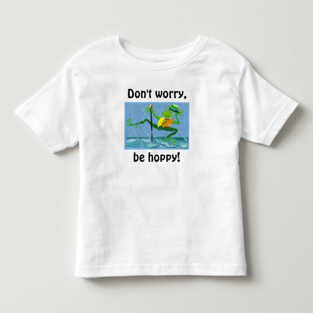 Camiseta Infantil Não se preocupe, seja alegre! (Frente)