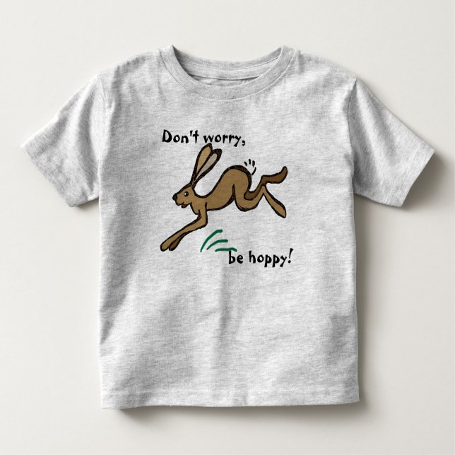 Camiseta Infantil Não se preocupe, seja esperto! (Frente)