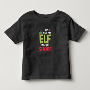 Camiseta Infantil Não Sou Um Pjs De Natal Da Família Elf Corresponde