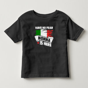 Camiseta Infantil Não tenha nenhum medo Nonna está aqui avó itali