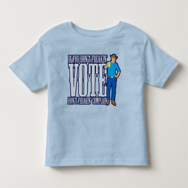 Camiseta Infantil Não VOTE Não Se Queixe (Frente)
