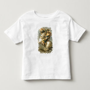 Camiseta Infantil Napoleon que cruza os cumes no St Bernard