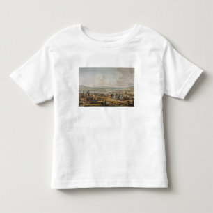 Camiseta Infantil Napoleon que visita o cerco trabalha em Danzig