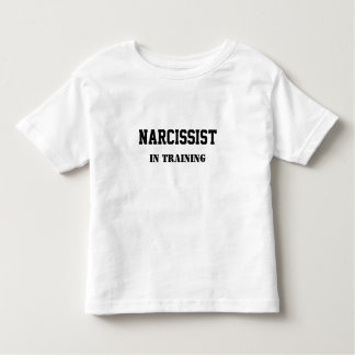 Camiseta Infantil Narcissist no treinamento