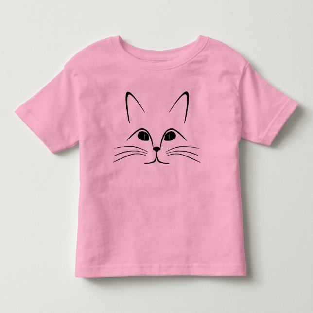 Camiseta Infantil nariz do gatinho (Frente)