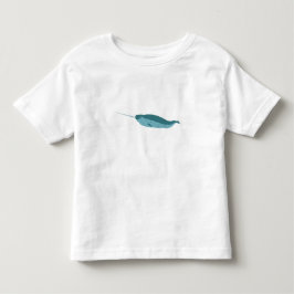 Camiseta Infantil Narval no Oceano Azul