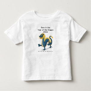Camiseta Infantil Nascer do Ano do Dragão 2024 - Zodiac chinês