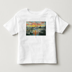 Camiseta Infantil Nascer do sol no porto
