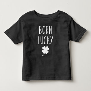 Camiseta Infantil Nascer Lucky Ruas bonitas. Dia de Patrick