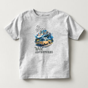 Camiseta Infantil Nascido Para Aventura Selvagem
