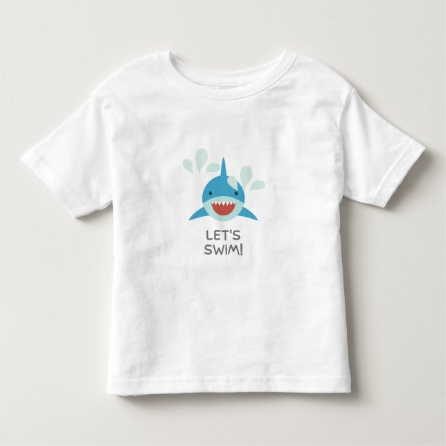 Camiseta Infantil Natação vamos (Frente)