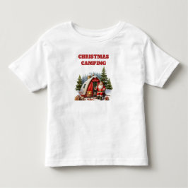 Camiseta Infantil Natal Camping Toddler Jersey