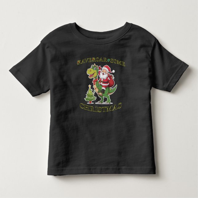 Camiseta Infantil "Natal Dino-Mite: (Frente)