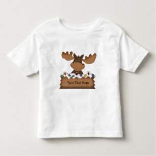 Camiseta Infantil Natal dos alces (customizável)