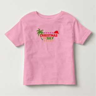 Camiseta Infantil NATAL EM JULHO T-Shirt