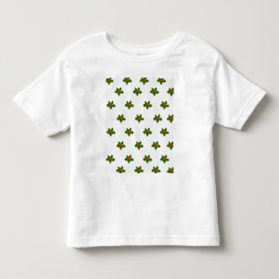 Camiseta Infantil Natal Holly Pattern