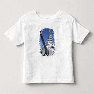 Camiseta Infantil Nau de guerra USS Alabama no Memorial da Nau de Gu
