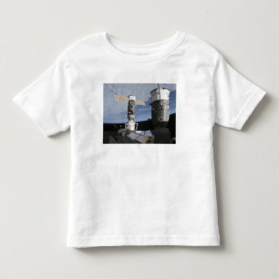 Camiseta Infantil Naves espaciais do russo Soyuz e do progresso