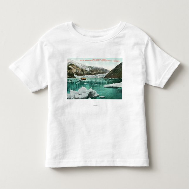 Camiseta Infantil Navio a vapor dos SS Spokane que passa pela (Frente)