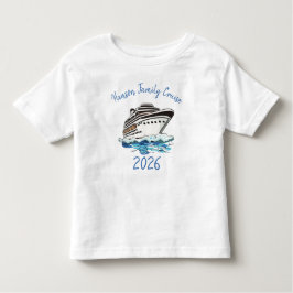 Camiseta Infantil Navio de Cruzeiro Personalizado