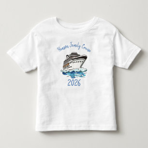 Camiseta Infantil Navio de Cruzeiro Personalizado