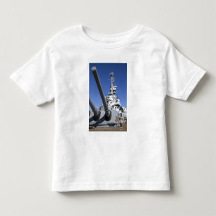 Camiseta Infantil Navio de guerra USS Alabama no Memorial do Navio d