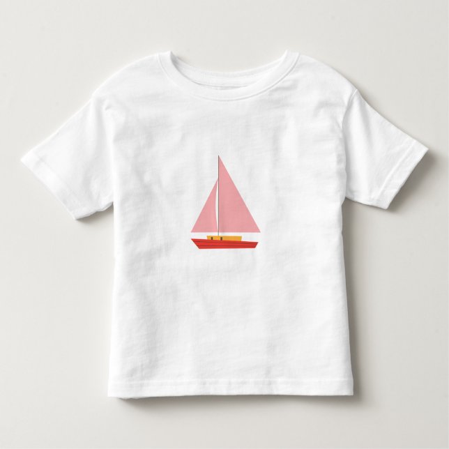 Camiseta Infantil Navio de navegação (Frente)