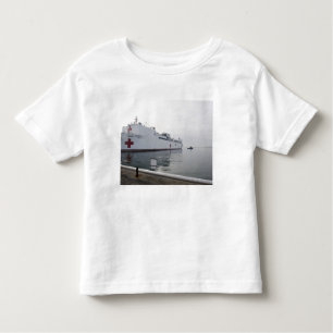 Camiseta Infantil Navio hospitalar do Comando Militar Sealift