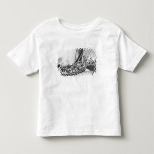 Camiseta Infantil Navios de Viking