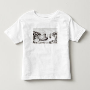 Camiseta Infantil Navios de Viking