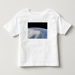 Camiseta Infantil Nebulosidade pesada sobre o Oceano Pacífico