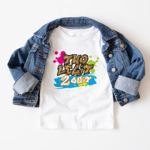 Camiseta Infantil Neon Colors Two Legit 2 Quit