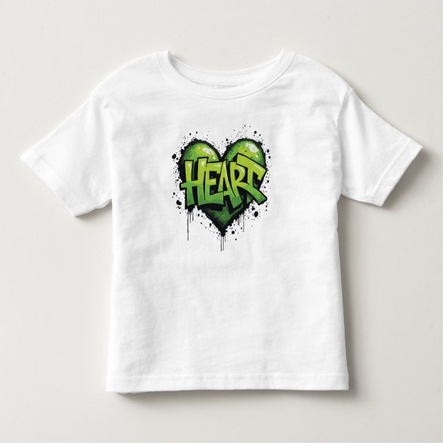 Camiseta Infantil Neon Heartbeat (Frente)