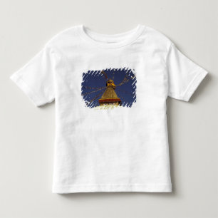Camiseta Infantil Nepal, Catmandu. Sob bandeiras de oração, vigilant
