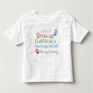 Camiseta Infantil Neuropsychiatrist (futuro) como minhas mamães