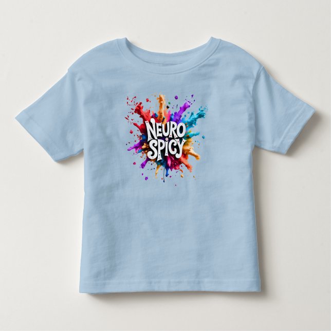 Camiseta Infantil NEUROSPICY neurodiversity autism adhd dyslexia (Frente)