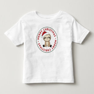 Camiseta Infantil Neve de Natal Lenta Animais de inverno