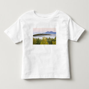 Camiseta Infantil Névoa da manhã e os Percy Peaks vistos do