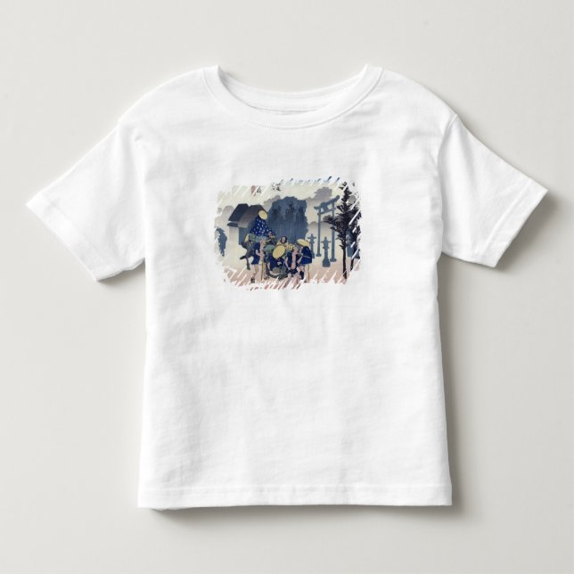 Camiseta Infantil Névoa da manhã em Mishima (Frente)
