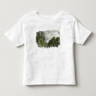 Camiseta Infantil Névoa entre os picos e vales do Grand Canyon