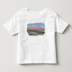 Camiseta Infantil Nevoeiro do rio Little Missouri paira no