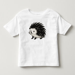 Camiseta Infantil Nevoeiro minimalista - Design de animal de tinta p