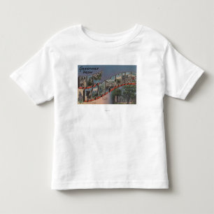 Camiseta Infantil New Hampshire (capital de estado/flor)