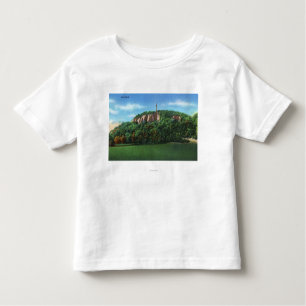 Camiseta Infantil New Haven, CTView da rocha do leste