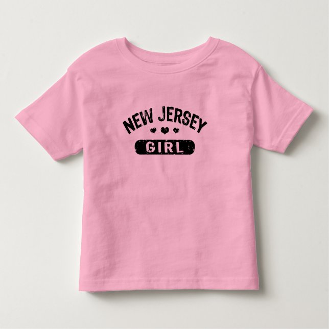 Camiseta Infantil New Jersey Girl (Frente)