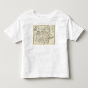 Camiseta Infantil New York, Pennyslvania, e New-jersey
