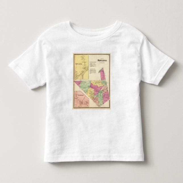 Camiseta Infantil Newcastle, cidade (Frente)